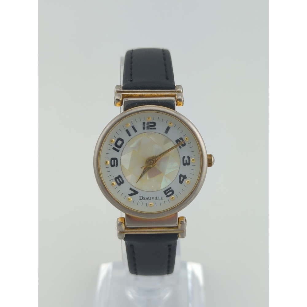 Vtg Deauville by Armitron Ladies‎ Quartz Watch - Working - New Battery & Strap